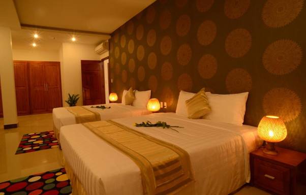 Bộ chăn ga gối khách sạn