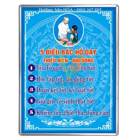 5 điều Bác Hồ dạy thiếu niên nhi đồng