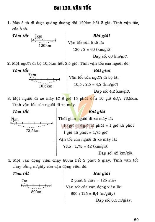 Giải vở bài tập toán lớp 5 tập 2