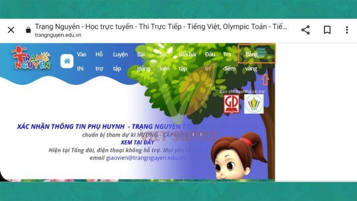 Đăng nhập trạng nguyên Tiếng Việt