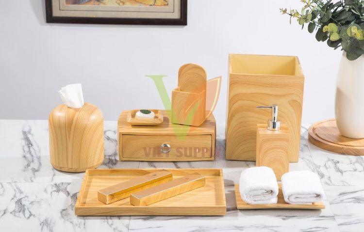 Khay để bàn chải khách sạn