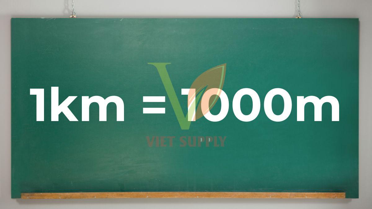 1km bằng bao nhiêu m